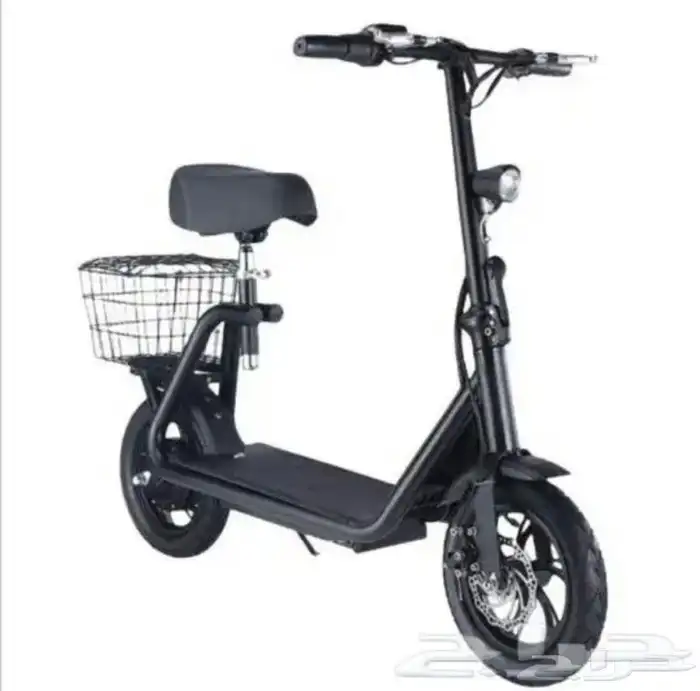 سكوتر كهربائي 48v بمقعدة سلة شامل التوصيل مجانا 4