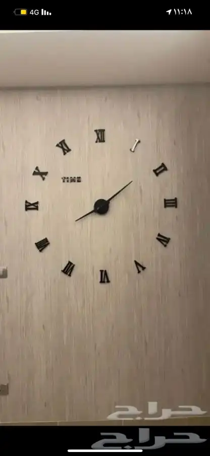 ساعات حائط 3d (ضمان 8