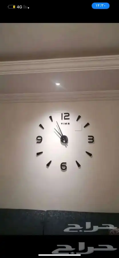 ساعات حائط 3d (ضمان 25