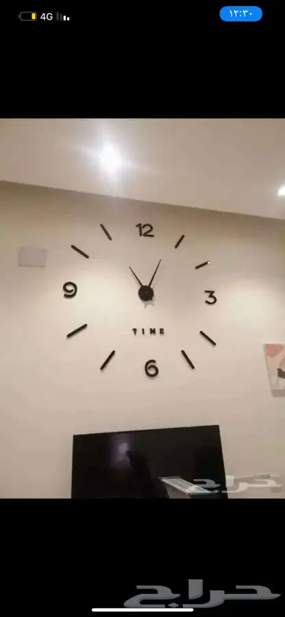 ساعات حائط 3d (ضمان 26