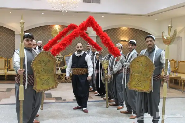 فرقة ورد الشام عراضة شامية افتتاح محلات 5