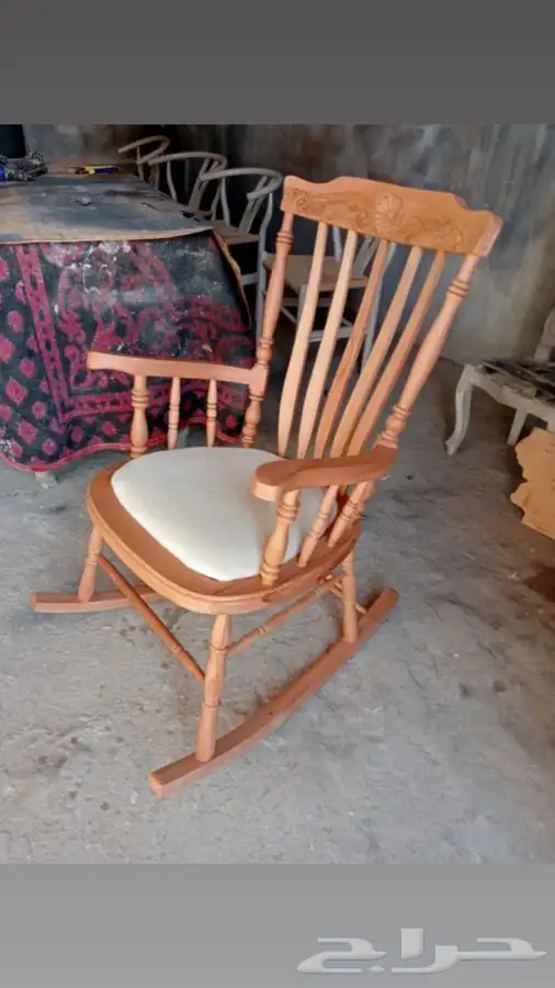 تفصيل كراسي هزاز وكراسي خشب زان حسب الطلب 32