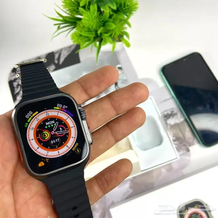 أفضل ساعه ذكيه بجودة عاليه Ultra T8 شبيهة أبل 170ريال فقط 6