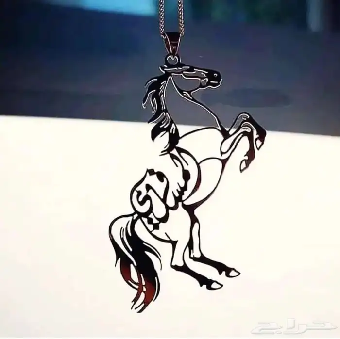 سلسال مطليه ذهب وبالفضه  تعليقات سياره بالاسم 15