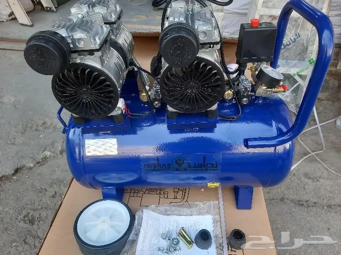 كمبروسر هواء طبي كاتم راسين 1