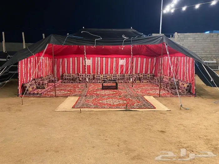 تأجير خيام وزل للمناسبات وجميع اغراض الكشتات ( الرحلات ) 1