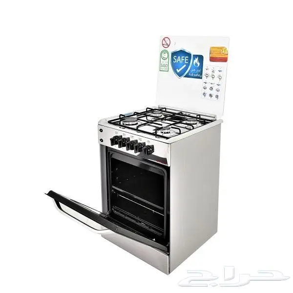 فرن غاز فريش مصري 4 عين مقاس 55 55 استيل 699 ريال 1
