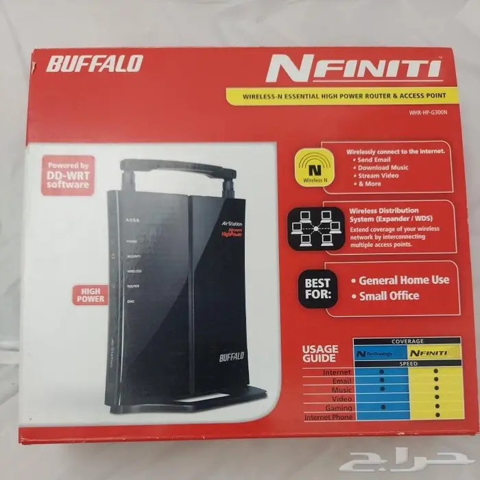 راوتر بافالو WHR-HP-G300N موجه 300 ميجابت ثانية 0