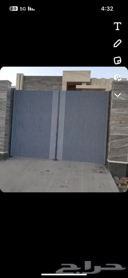 ابواب حديد وابواب كلادينج ودرابزينات ( باب الروشن ) 22