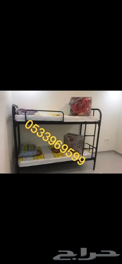 سرير دورين - سرير دور - مرتبه - مفرش - مخده - دولاب 1