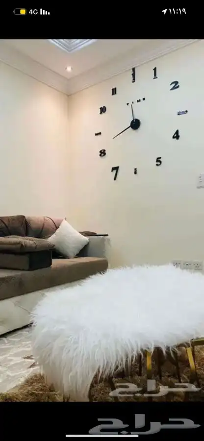 ساعات حائط 3d (ضمان 17