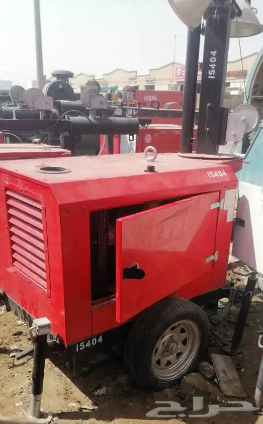 لتاجير مولدات وكشافات generator and tower light Air compres 0