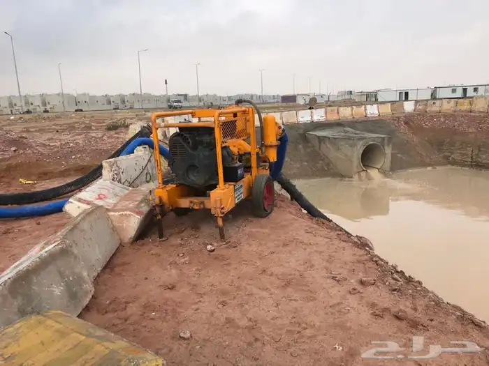 تجيف مياه السيول والامطار التربة من اساسات العمائر والابراج 32