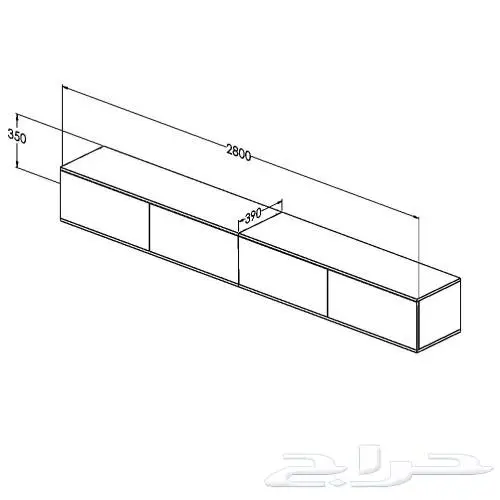 طاولة معلقة للتلفزيون جديده 8