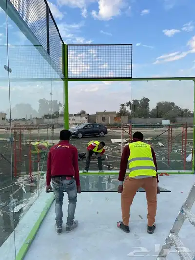 تركيب ملاعب بادل باقل تكلفه 44