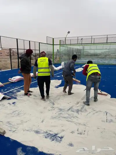 تركيب ملاعب بادل باقل تكلفه 34
