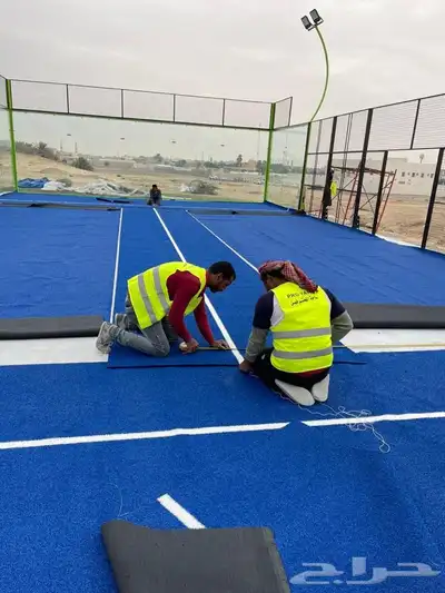 تركيب ملاعب بادل باقل تكلفه 40