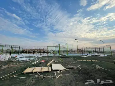 تركيب ملاعب بادل باقل تكلفه 43