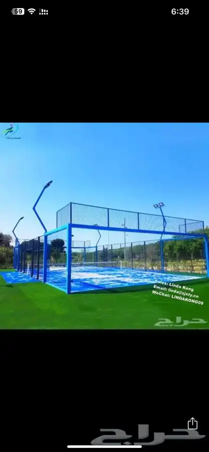 تركيب وتوريد ملاعب بادل جديده مع الضمانات 0