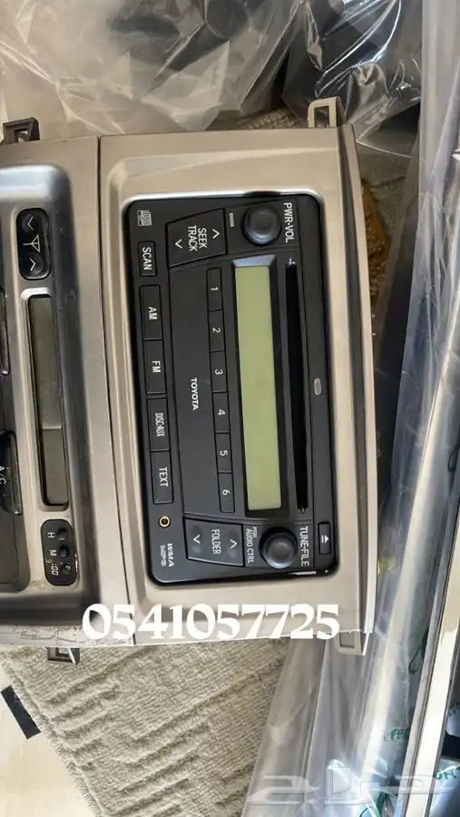 مسجل تويوتا اصلي لاندكروزر فرشنر هايلكس كامري اصلي وكالة 3