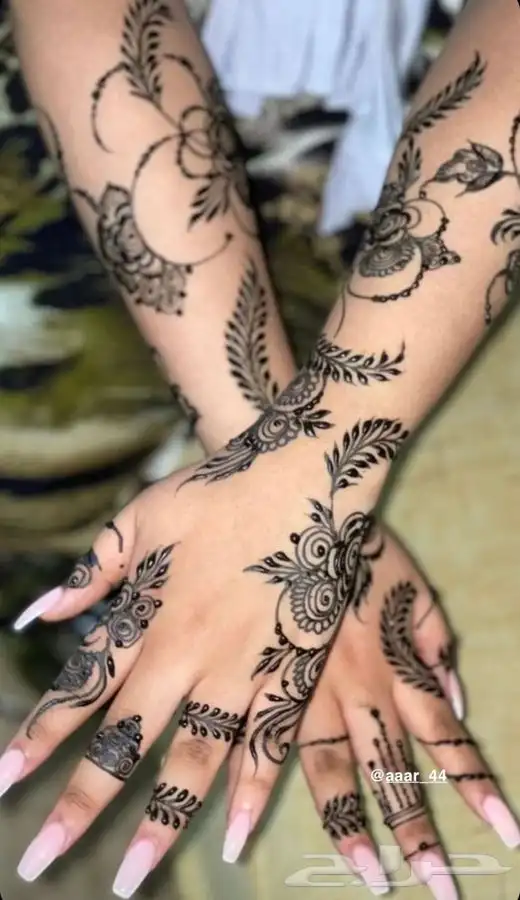 نقاشة الحنة مكة المكرة 21
