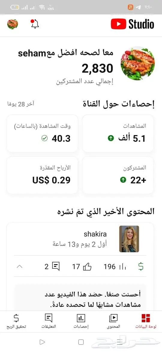 قنوات يوتيوب مفعله الربح للبيع 1