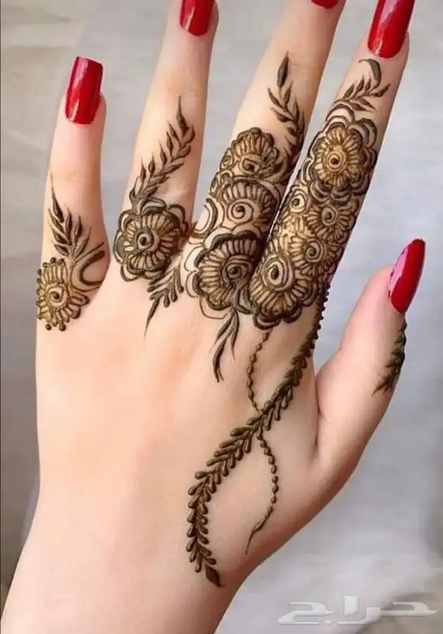 نقاشة الحنة مكة المكرة 3