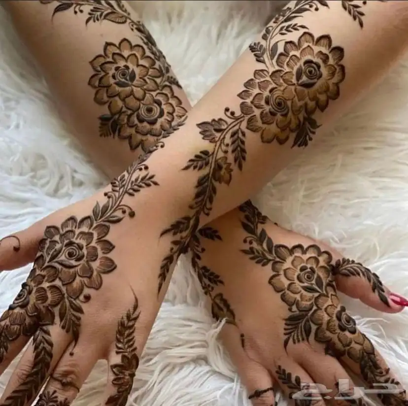 نقاشة الحنة مكة المكرة 10