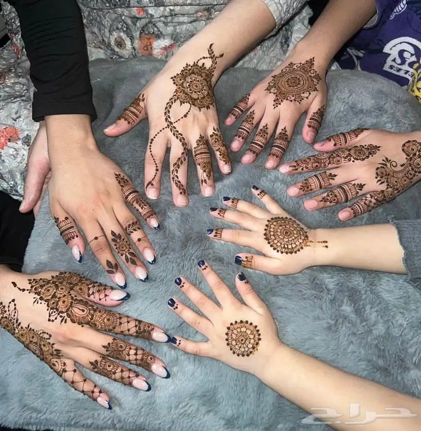 نقاشة الحنة مكة المكرة 12
