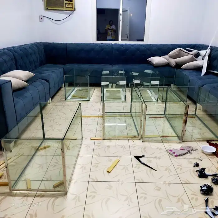 تفصيل أحواض سمك لمحلات اسماك زينه 4