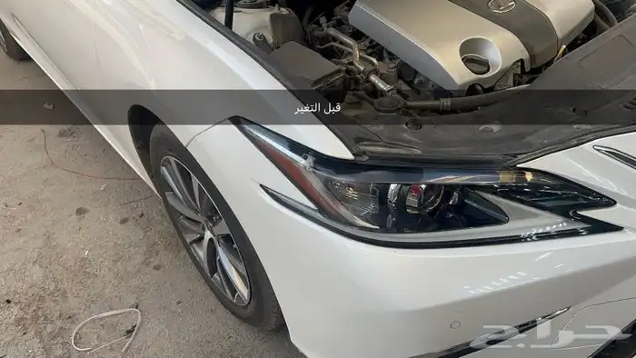 تركيب زجاج شمعات للكزس es350 0