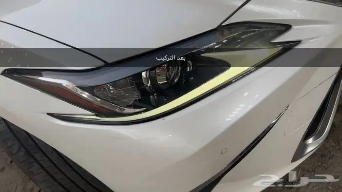 تركيب زجاج شمعات للكزس es350 4