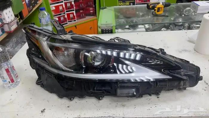 تركيب زجاج شمعات للكزس es350 2