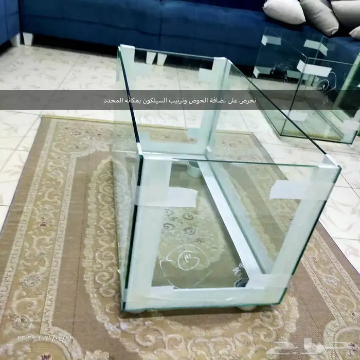 تفصيل أحواض سمك زجاجية مقاسات مختلفة 0