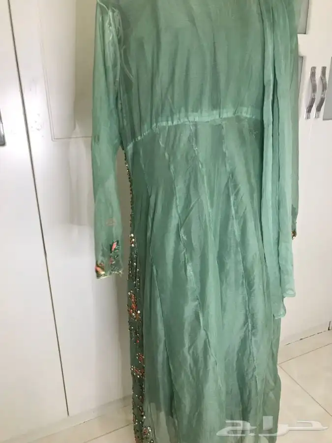 فستان سهرةهندي فساتين زواج فضي ملكة عرس عروس فخمة براق 10