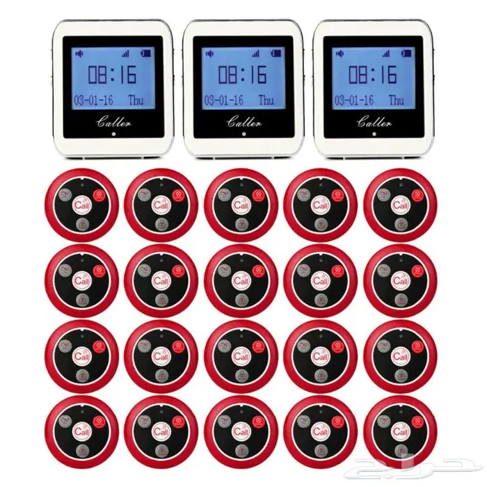 جهاز بجر للنداء على الزبون Pager call system 1