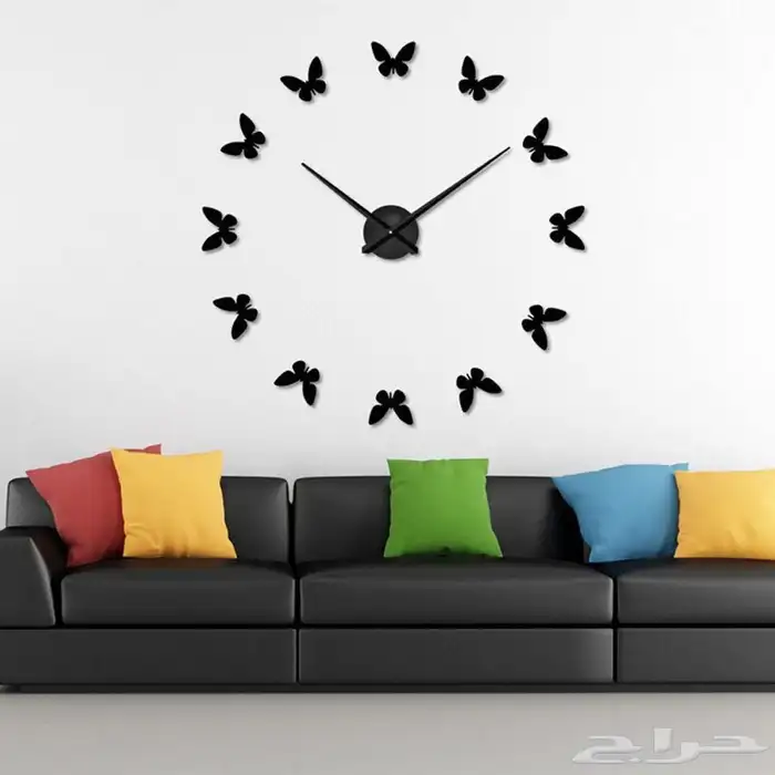 ساعات حائط 3D ( ضمان سنة 7