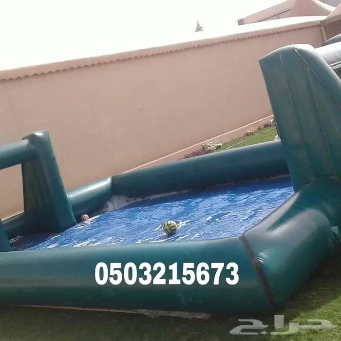 نطيطه زحليقه ملعب صابوني للايجار 4