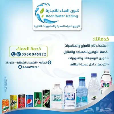 كون الماء للمياه ب الجمله والقطاعي 0