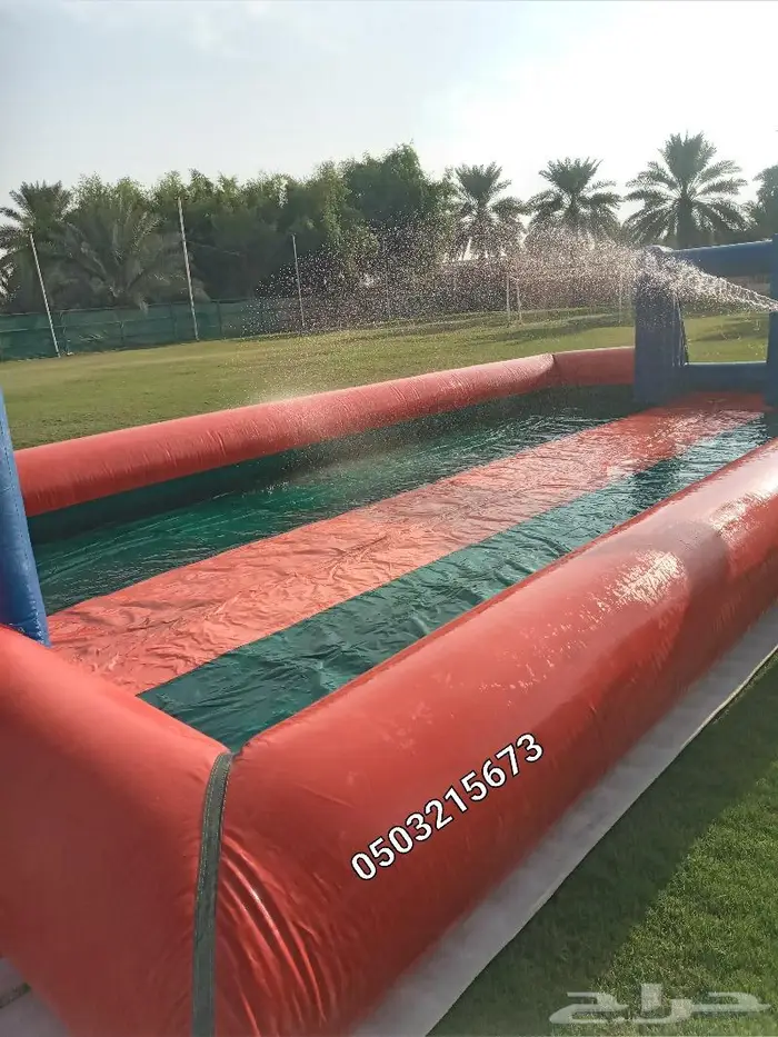 زحليقه نطيطه ملعب صابوني للايجار اليومي 3