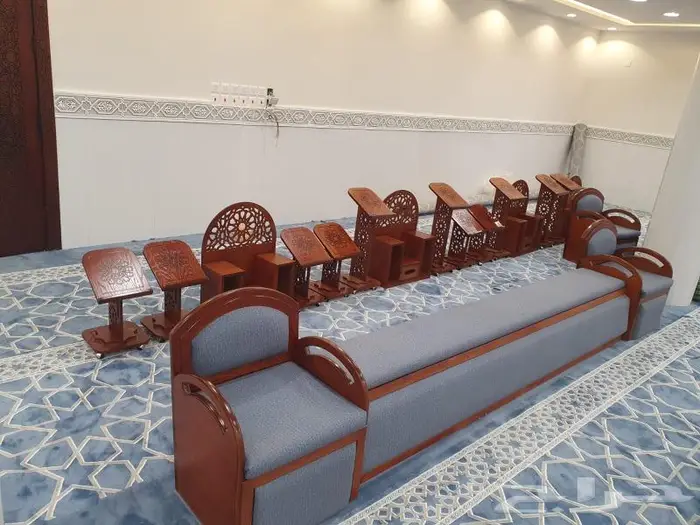 تكاية مساندظهر مساجد دواليب وحوامل مصاحف ديكورات مساجد 57