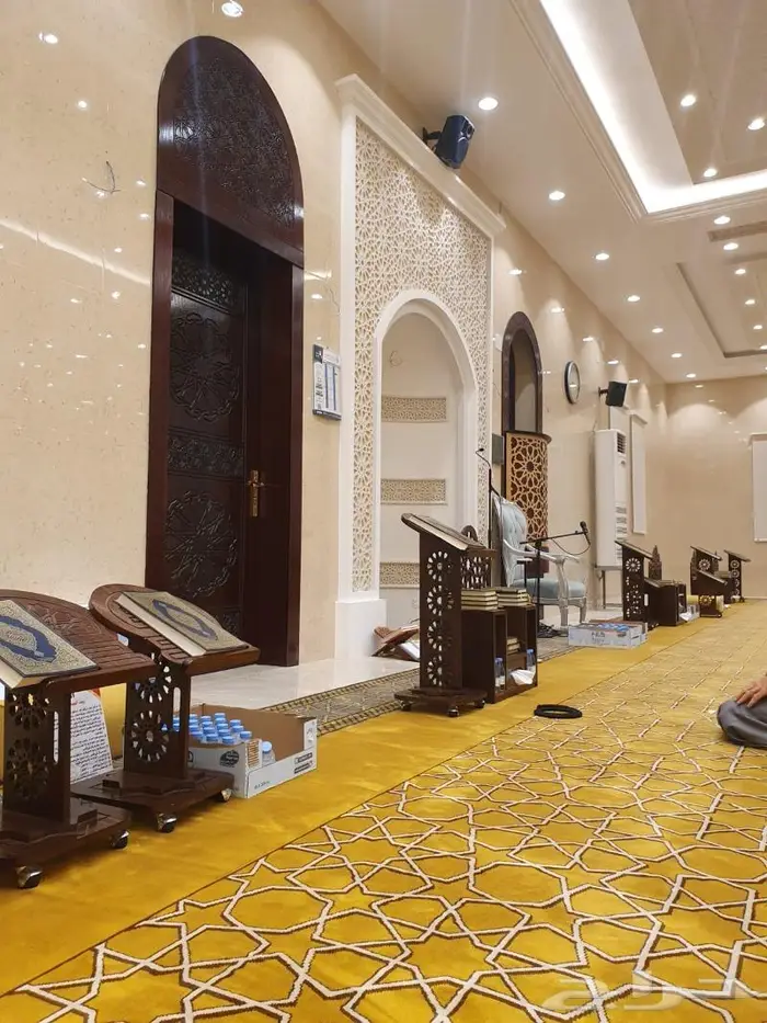 تكاية مساندظهر مساجد دواليب وحوامل مصاحف ديكورات مساجد 60