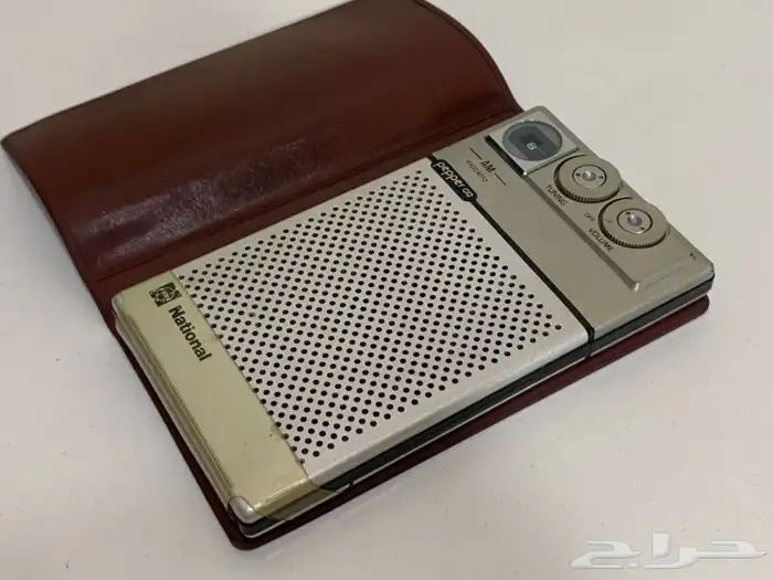 راديو ناشونال 012 جيب صغير AM الموجة المتوسطة 1977 2