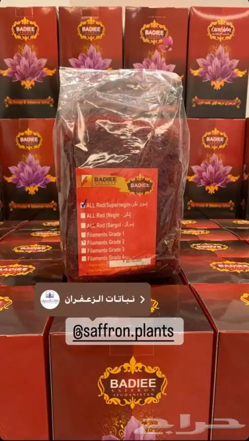 ثمن كيلو زعفران سوبر نقيل 1