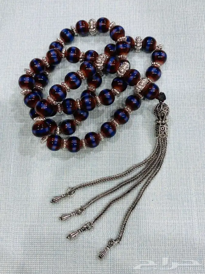 سبحة فاخرة بخرز ملون 6