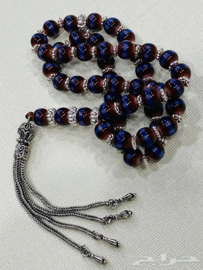 سبحة فاخرة بخرز ملون 4