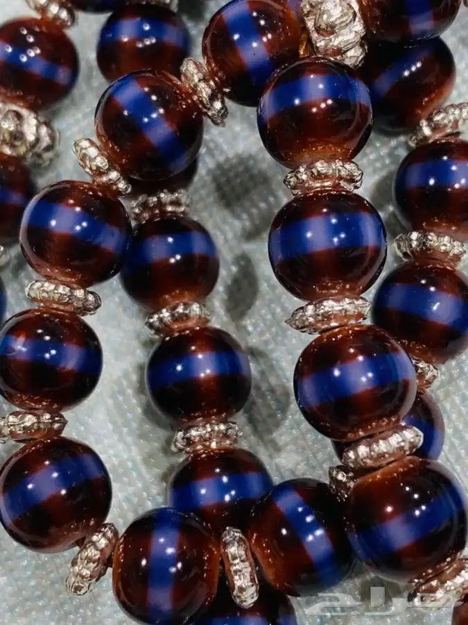 سبحة فاخرة بخرز ملون 2