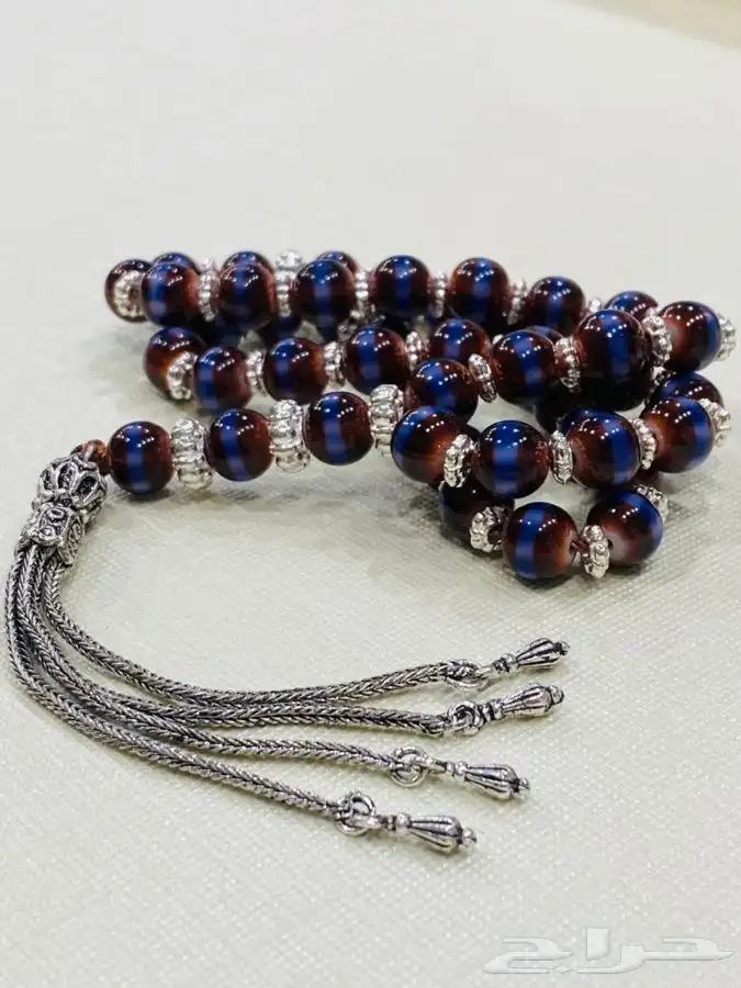 سبحة فاخرة بخرز ملون 0