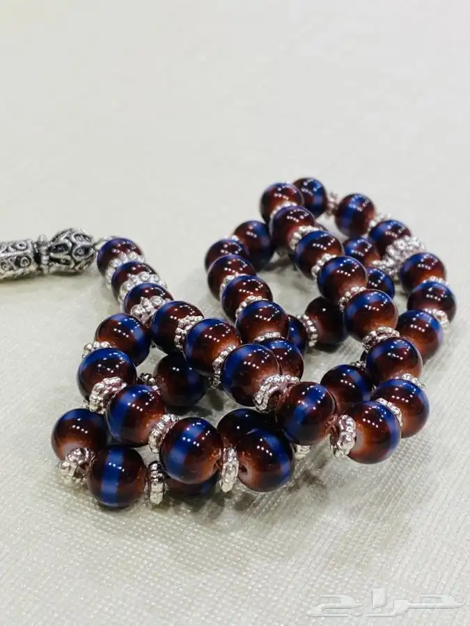 سبحة فاخرة بخرز ملون 1