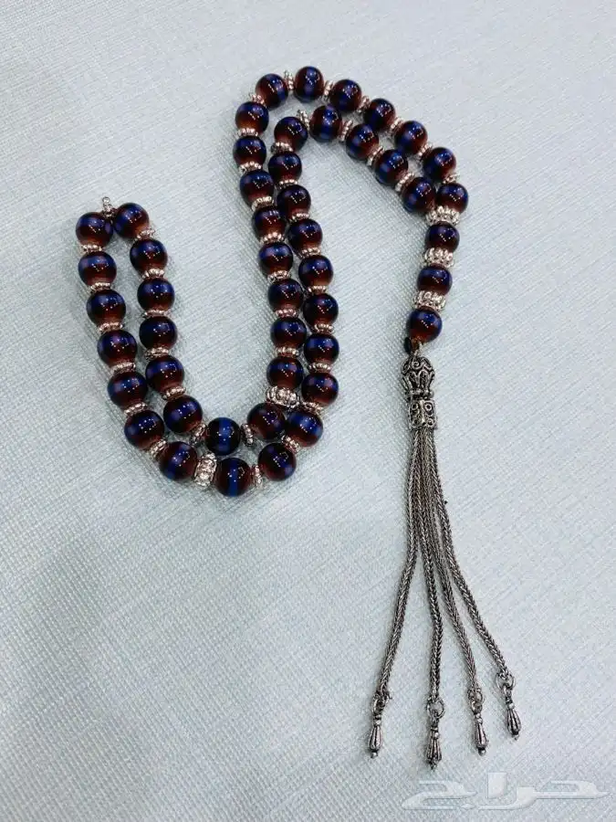 سبحة فاخرة بخرز ملون 3